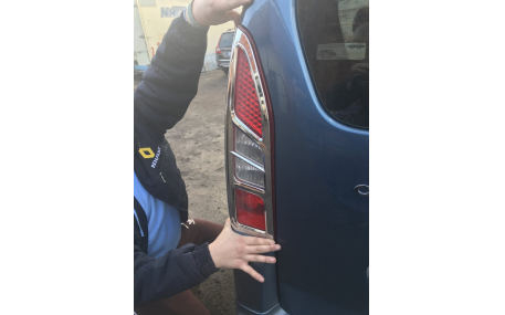 Хром накладки Peugeot Partner