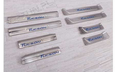 Накладки на пороги Hyundai Tucson