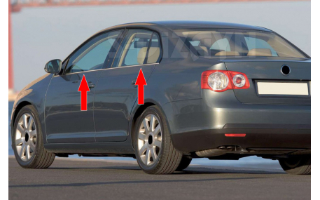 Хром накладки Volkswagen Jetta