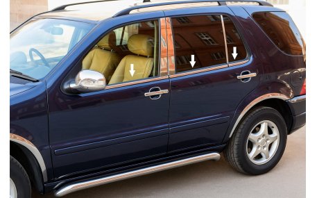 Хром накладки Mercedes ML-class W163