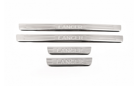 Накладки на пороги Mitsubishi Lancer 9