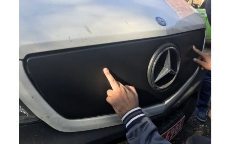Зимняя накладка на решетку Mercedes Sprinter 2013-2018