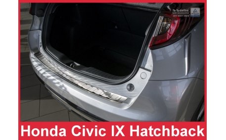 Накладка на задний бампер Honda Civic