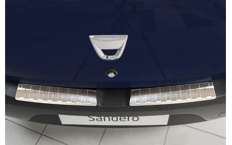 Накладка на задний бампер Renault Sandero