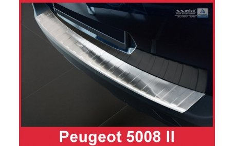 Накладка на задний бампер Peugeot 5008