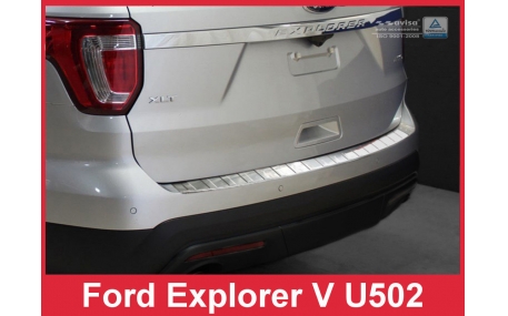 Накладка на задний бампер Ford Explorer