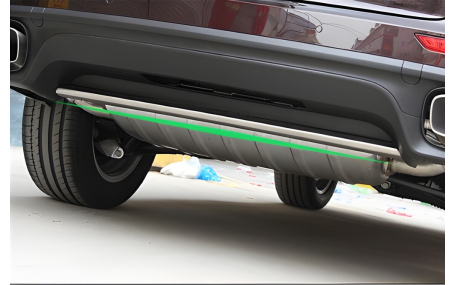 Накладки на бампера Porsche Cayenne 958 2015-2018