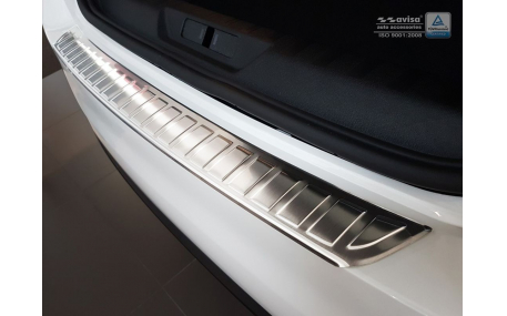Накладка на задний бампер Peugeot 308