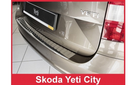Накладка на задний бампер Skoda Yeti