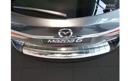 Накладка на задний бампер Mazda 6