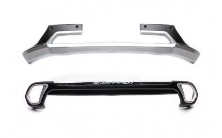 Накладки на бампера Mitsubishi Outlander