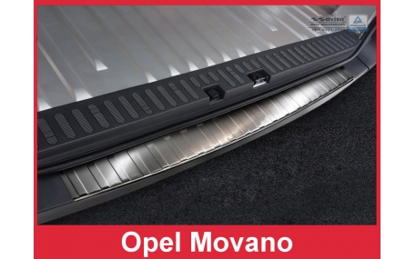 Накладка на задний бампер Opel Movano