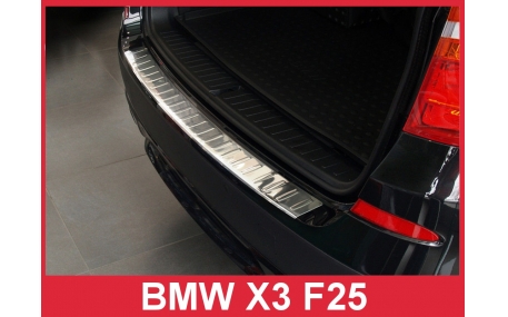 Накладка на задний бампер BMW X3 F25
