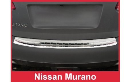 Накладка на задний бампер Nissan Murano