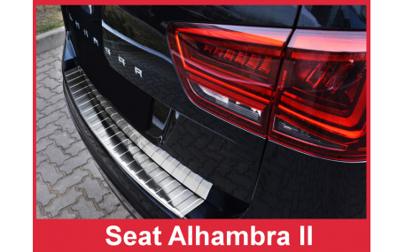 Накладка на задний бампер Volkswagen Sharan