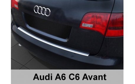 Накладка на задний бампер Audi A6 C6