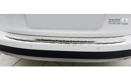 Накладка на задний бампер Audi A4 B9