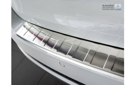 Накладка на задний бампер Audi A4 B9