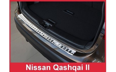 Накладка на задний бампер Nissan Qashqai J11 2014-2017