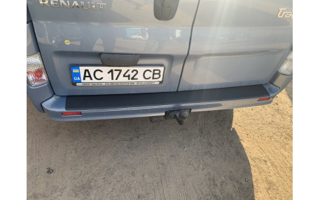 Накладка на задний бампер Opel Vivaro