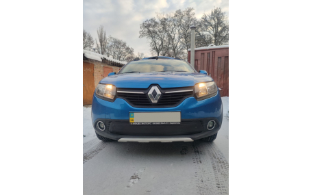 Зимняя накладка на решетку Renault Sandero