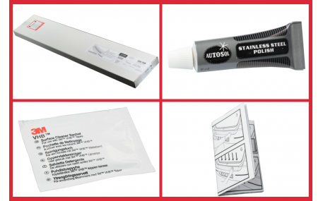 Накладка на задний бампер Kia Rio