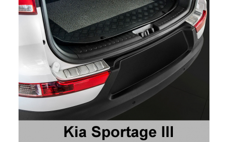 Накладка на задний бампер Kia Sportage R