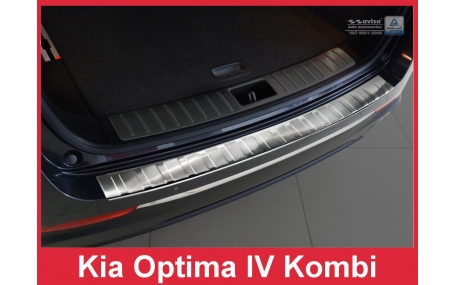 Накладка на задний бампер Kia Optima