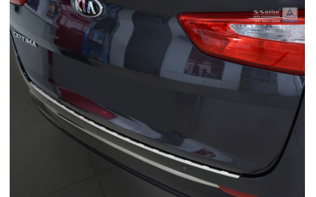 Накладка на задний бампер Kia Optima