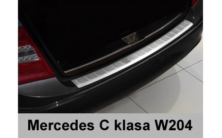Накладка на задний бампер Mercedes C-class W204