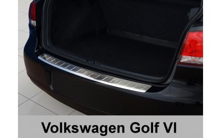 Накладка на задний бампер Volkswagen Golf 6