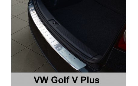 Накладка на задний бампер Volkswagen Golf Plus
