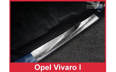 Накладка на задний бампер Opel Vivaro