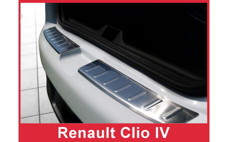 Накладка на задний бампер Renault Clio