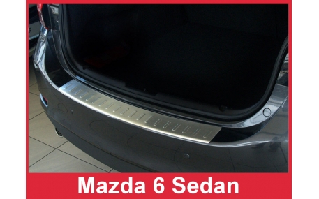 Накладка на задний бампер Mazda 6