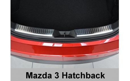 Накладка на задний бампер Mazda 3