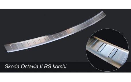 Накладка на задний бампер Skoda Octavia A5 2004-2012
