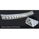 Накладка на задний бампер Skoda Octavia A7 RS