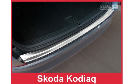 Накладка на задний бампер Skoda Kodiaq