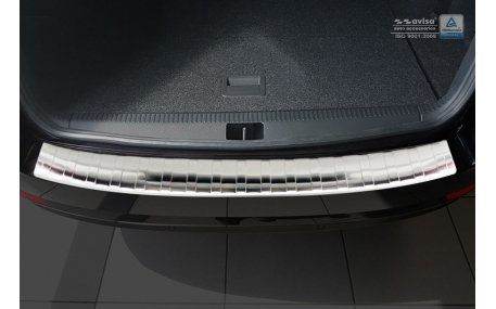 Накладка на задний бампер Skoda Octavia A7 2017-2020
