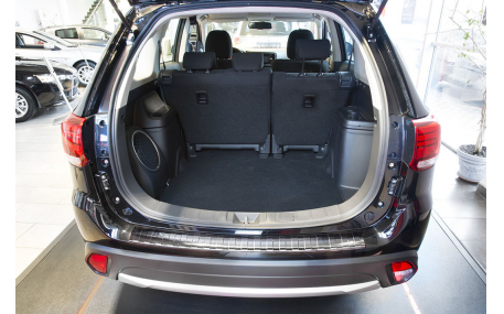 Накладка на задний бампер Mitsubishi Outlander