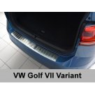 Накладка на задний бампер Volkswagen Golf 7