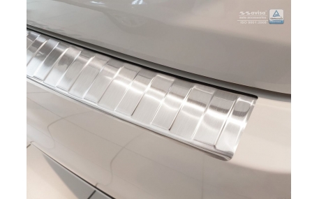 Накладка на задний бампер Fiat 500