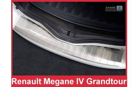 Накладка на задний бампер Renault Megane