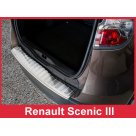 Накладка на задний бампер Renault Scenic