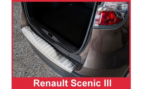 Накладка на задний бампер Renault Scenic