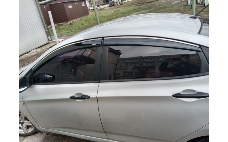 Дефлекторы окон Hyundai Accent