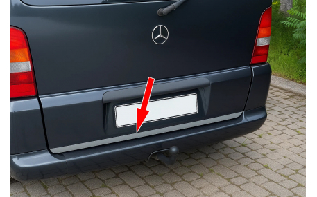 Хром накладки Mercedes Vito W638