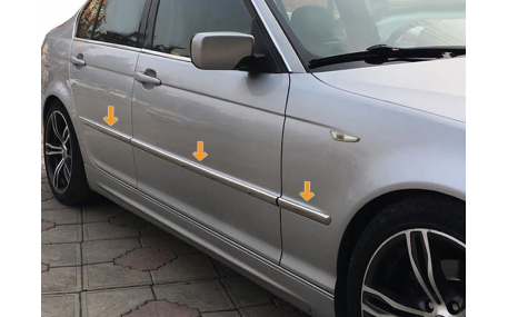 Хром накладки BMW E46