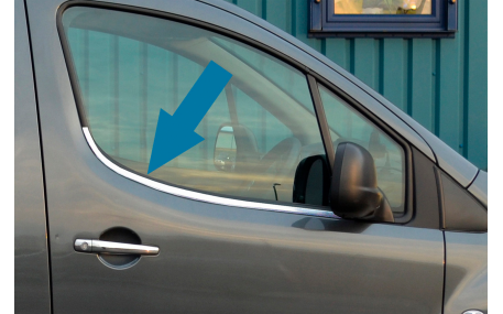 Хром накладки Peugeot Partner Teppe